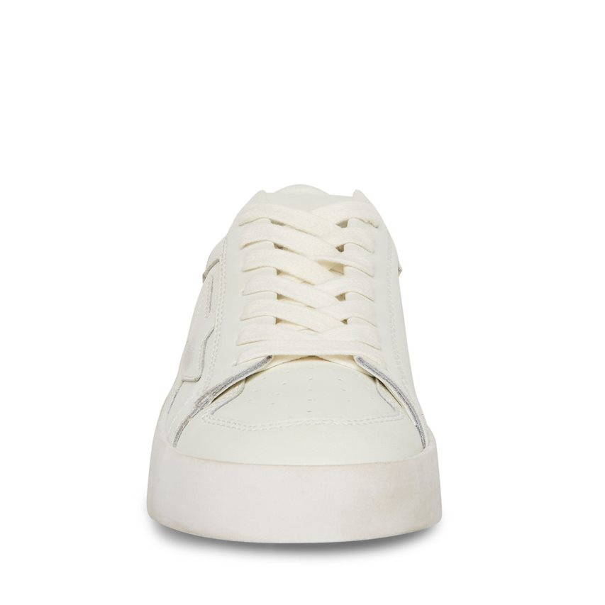 White Steve Madden Perona Women's Sneakers | PH 5084OZP